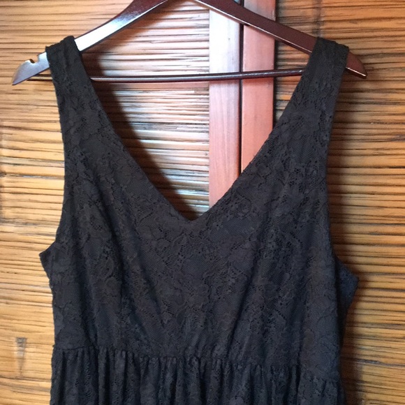 Elegant Black Lace High/Low Dress by Torrid Size 2 - Picture 2 of 3